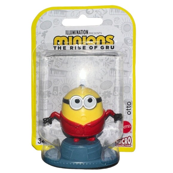 Minions Rise of Gru Kevin Otto 2in Micro Figure Cake Topper Toy - Picture 3 of 3